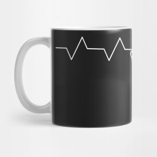 Scuba Diving Heartbeat Mug